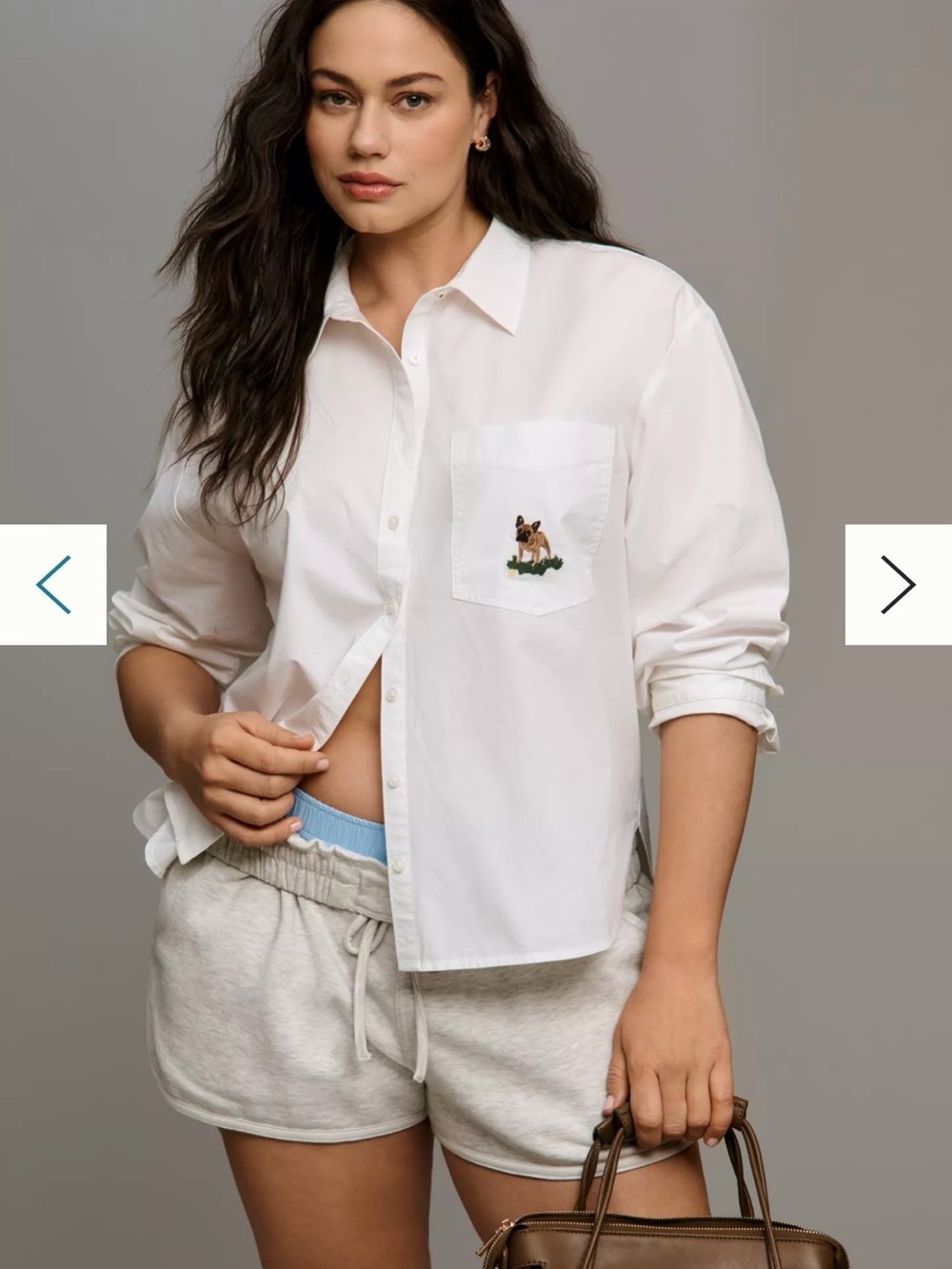 Anthropologie The Shrunken Bennet Buttondown Shirt by Maeve - Picture 2 of 6